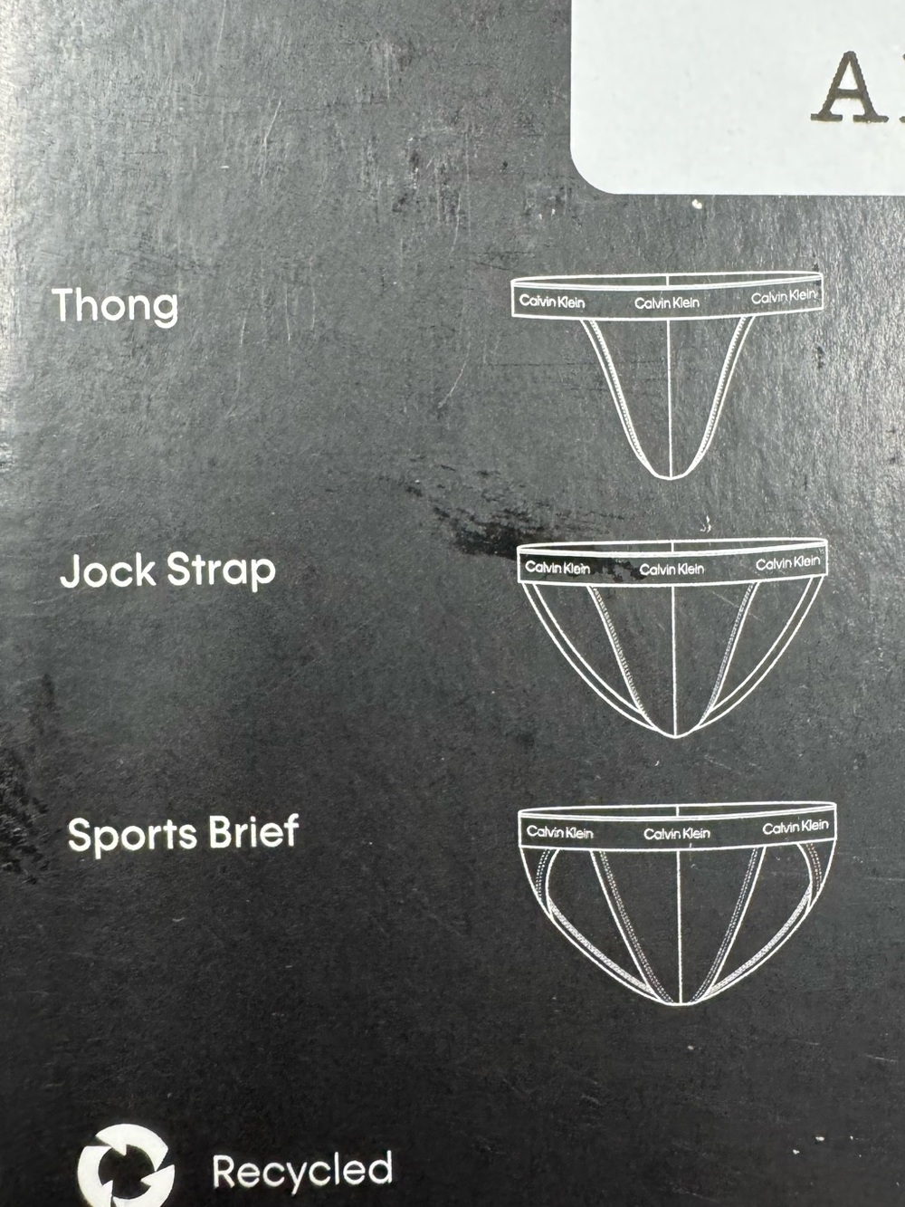 Calvin Klein "This Is Love" mens underwear set - thong, jock strap, sport brief - Picture 3 of 4